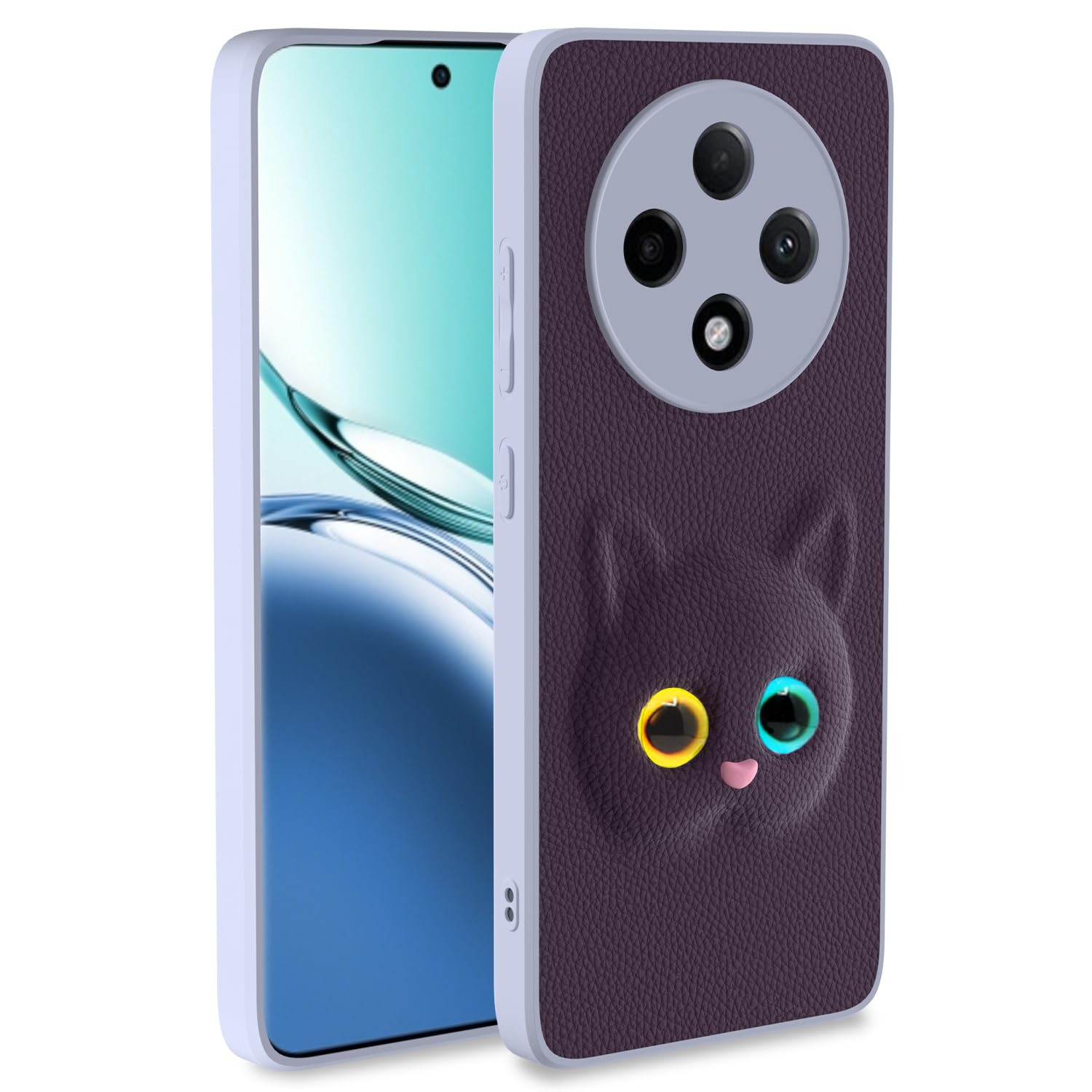  Oppo F27 Pro Plus 5G Kitty Back Cover -Purple