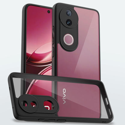 Pikkme black Hybrid back cover for iQOO Z10R/Vivo V50/V50e/Vivo T4R 5G