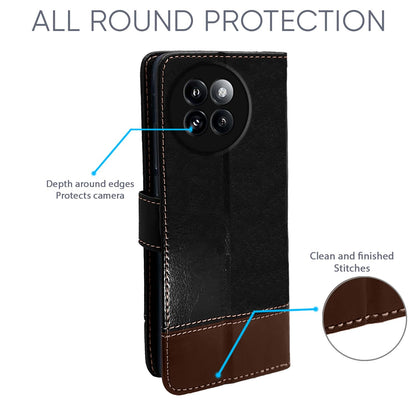 Pikkme black & brown Magnetic mobile flip cover for Xiaomi Civi 4 Pro/14 Civi 5G – photo 2