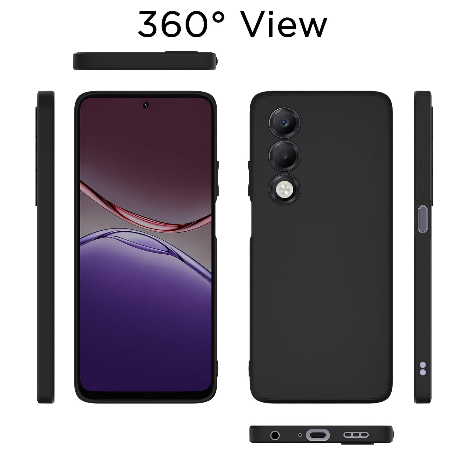Pikkme black Matte phone cover for Oppo K13x 5G – photo 4