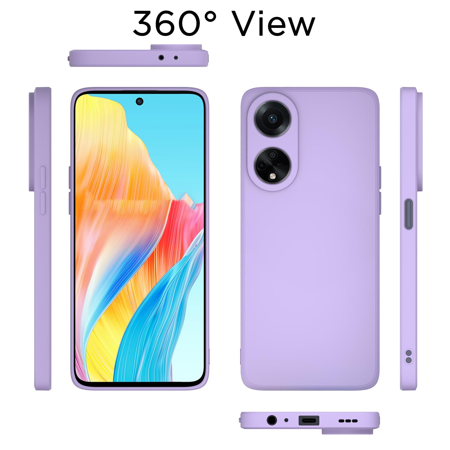 Pikkme Oppo F23 5G purple phone cover – photo 4