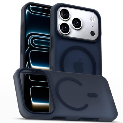 iPhone 17 Pro Soft Silicone mobile back cover in blue by Pikkme