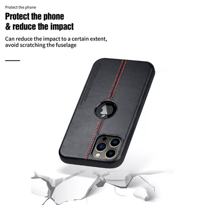 Pikkme iPhone 13 Pro Leather black mobile back cover – photo 4