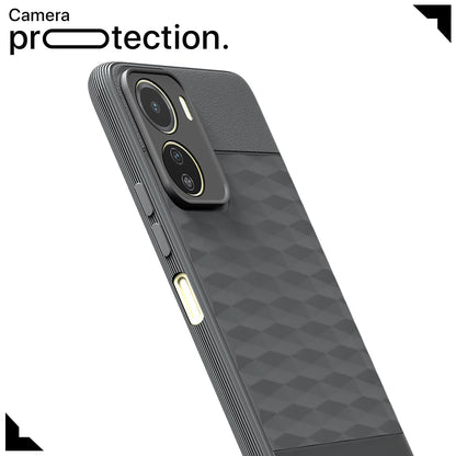 Pikkme Vivo Y16  Gencase Back Cover (Grey)
