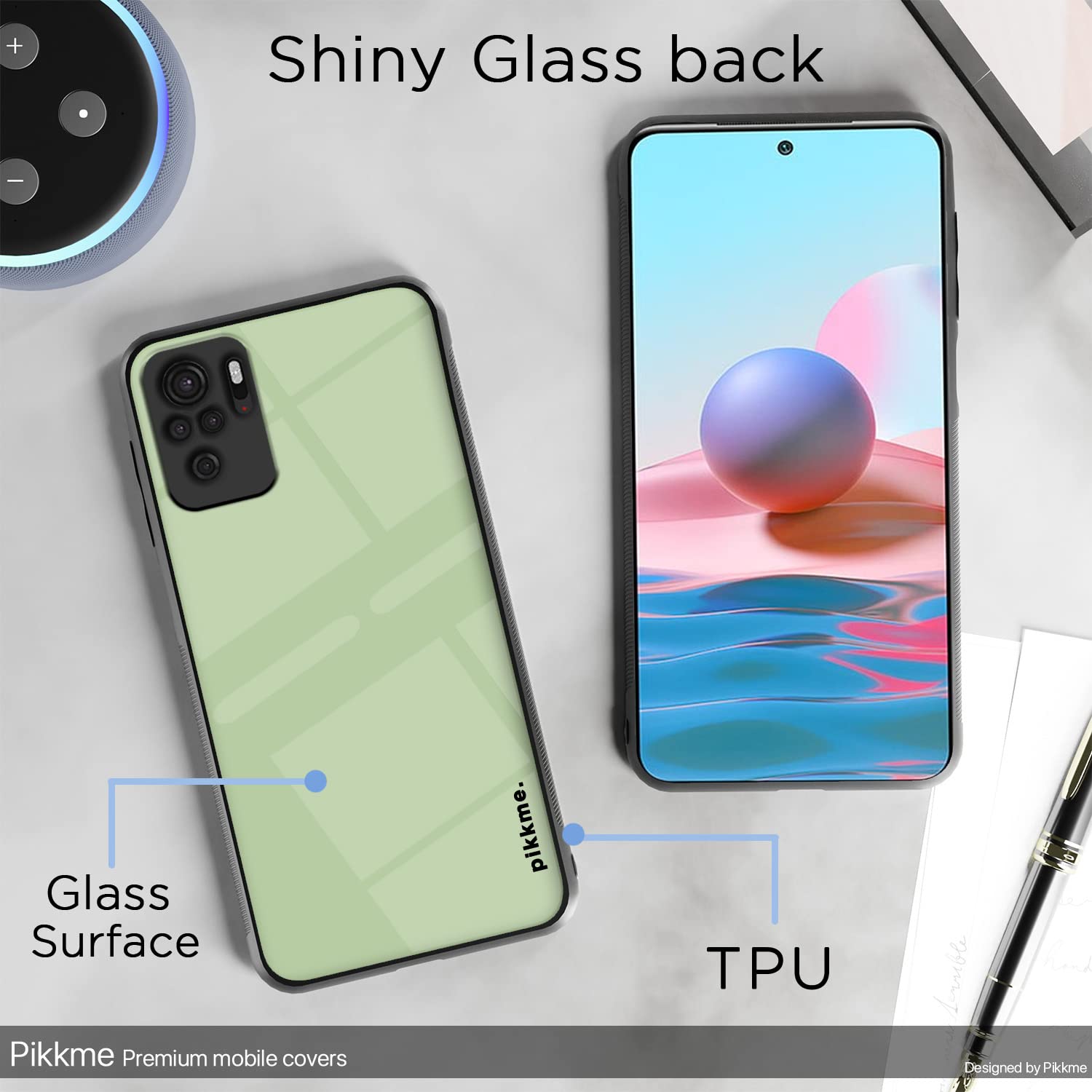 Redmi Note 10/Note 10s Hybrid mobile back cover by Pikkme – photo 3