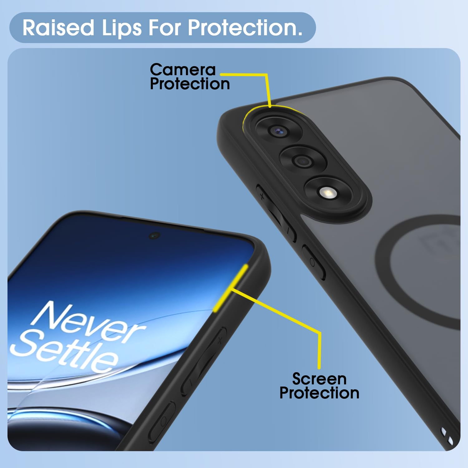 Pikkme OnePlus Nord 5 5G MagSafe black smoke case mobile cover – photo 4