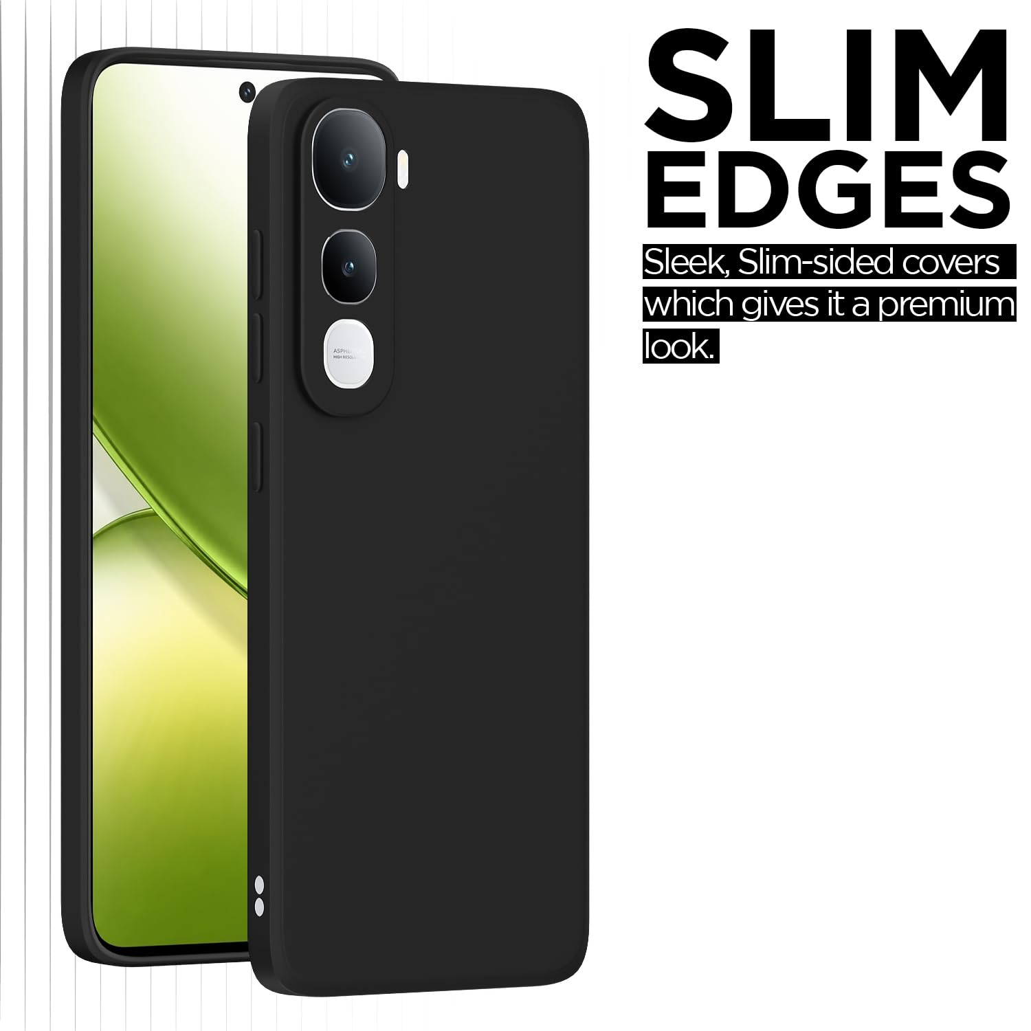 Pikkme black Matte back cover for Vivo Y400 5G – photo 6