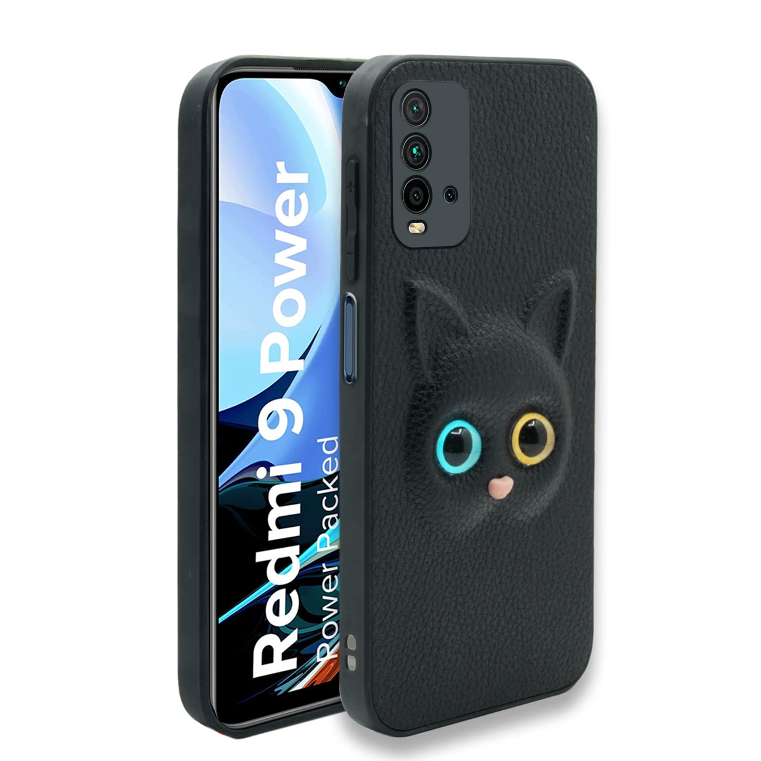 Pikkme Redmi 9 Power black back cover