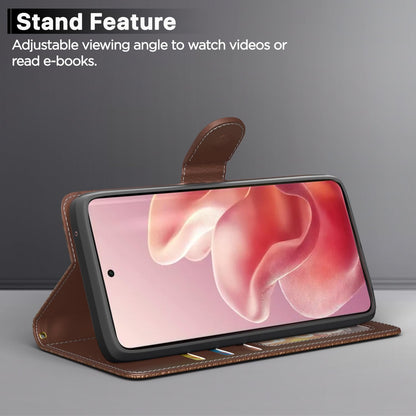 Pikkme tan flip cover for Moto Edge 60 Fusion 5G – photo 3
