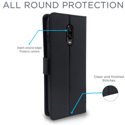 Pikkme black Wallet flip cover for OnePlus 6T – photo 4