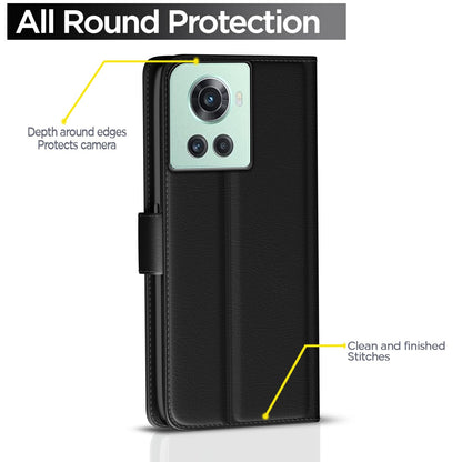 Black Wallet flip cover for OnePlus 10R/10R Prime 5G – Pikkme – photo 4