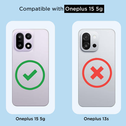 OnePlus 15 5G MagSafe mobile back cover in transparent mag-safe by Pikkme – photo 4