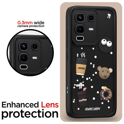 Pikkme black Silicone mobile cover for Infinix Note 50s 5G/3D – photo 5