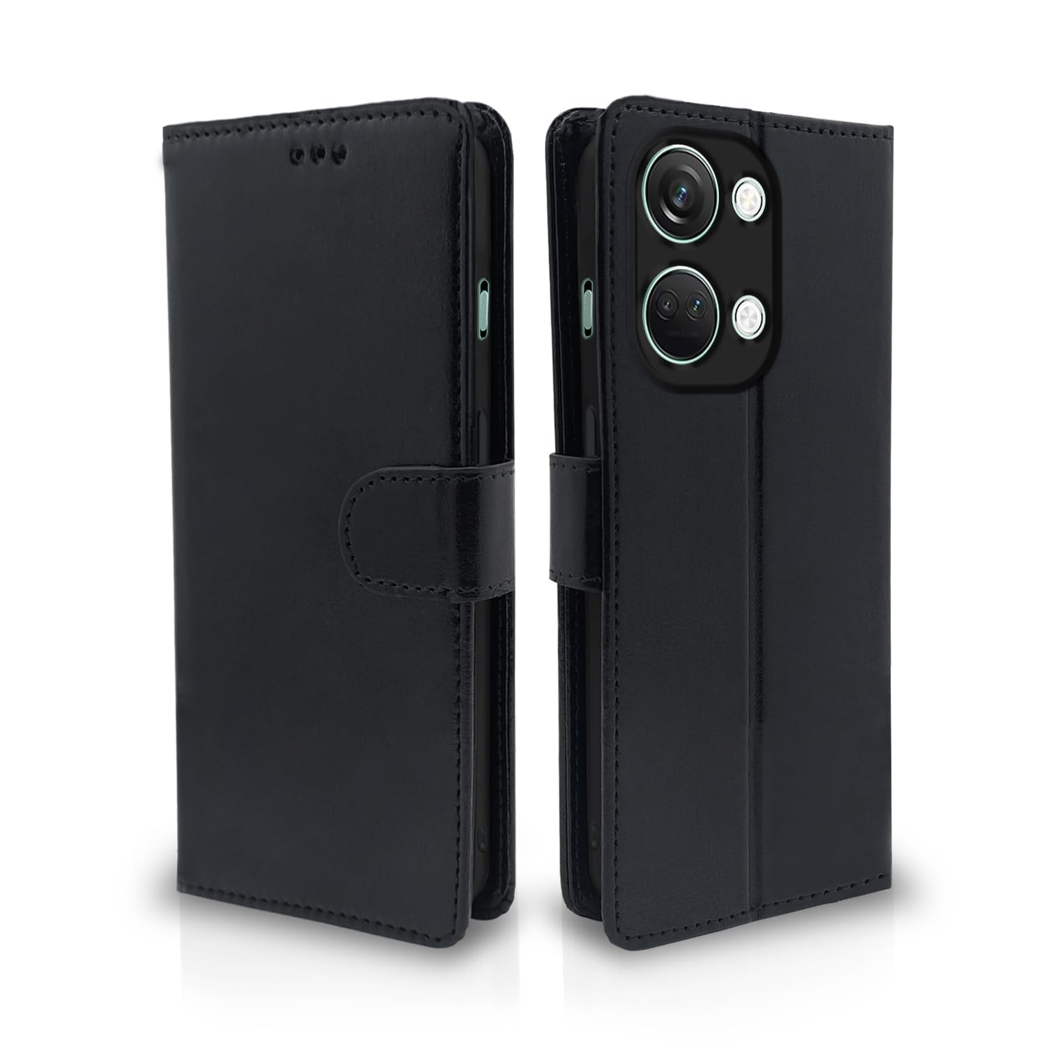 Black Wallet mobile flip cover for OnePlus Nord 3 5G – Pikkme