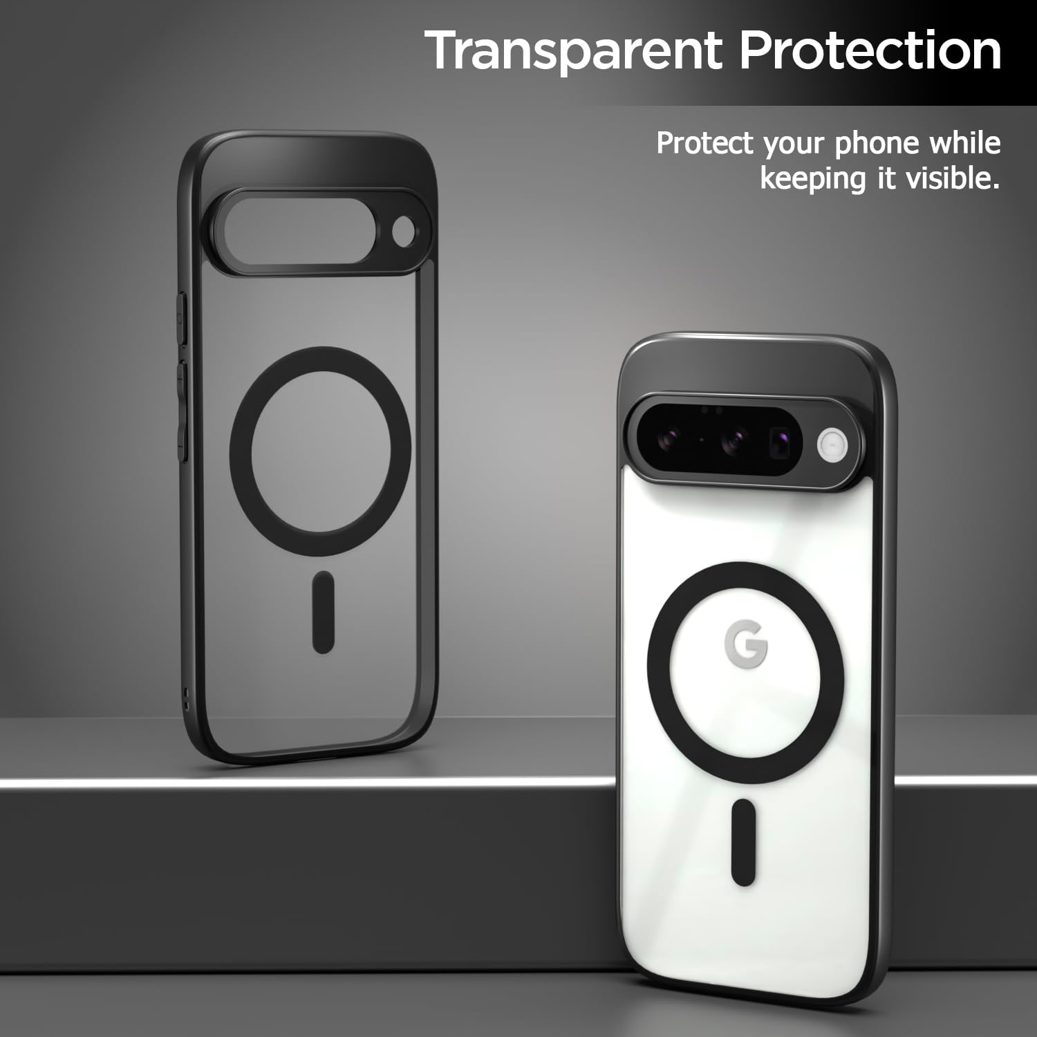 Pikkme black mag-safe MagSafe back cover for Google Pixel 10 5G – photo 3