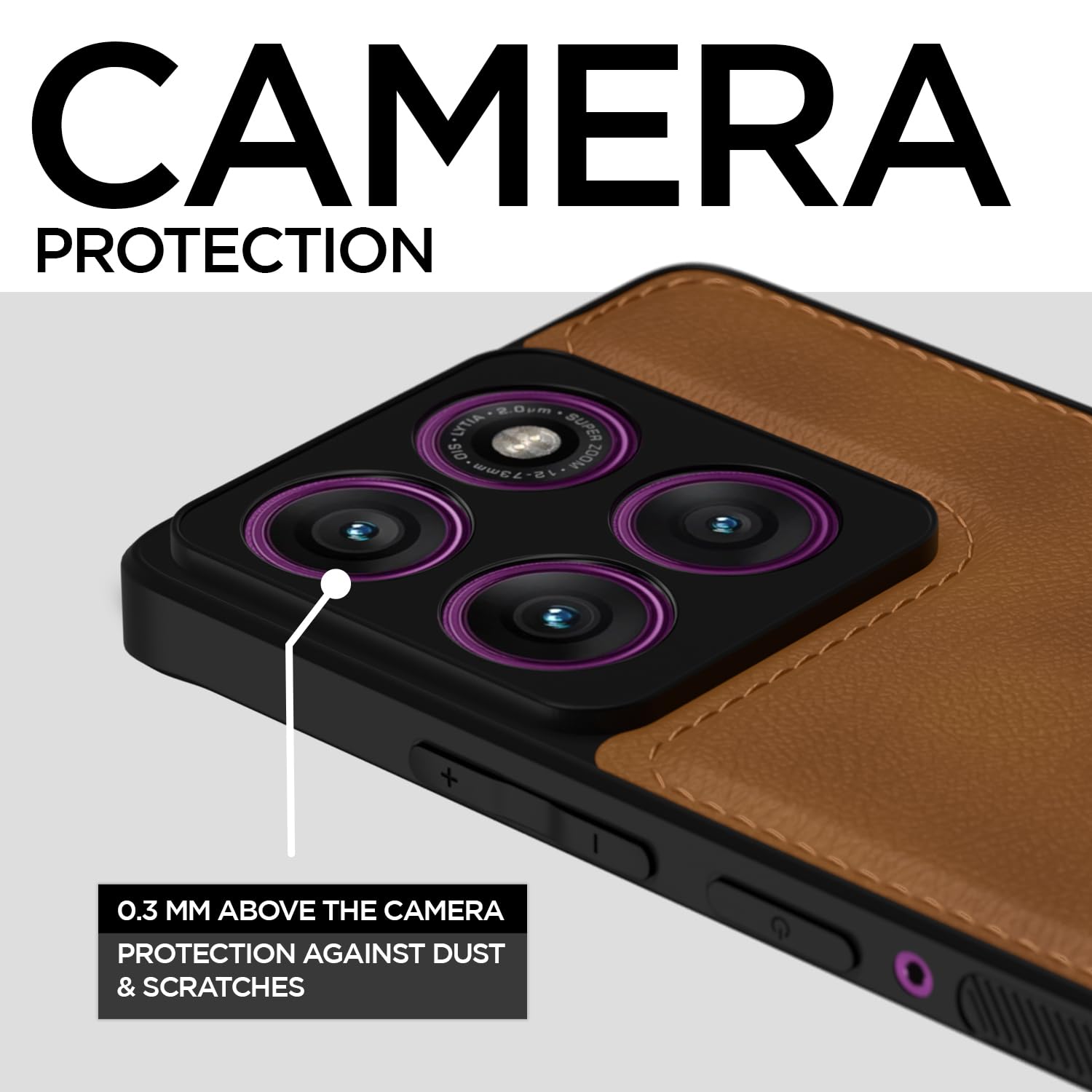 Brown mobile back cover for Moto Edge 60 Pro 5G – Pikkme – photo 3