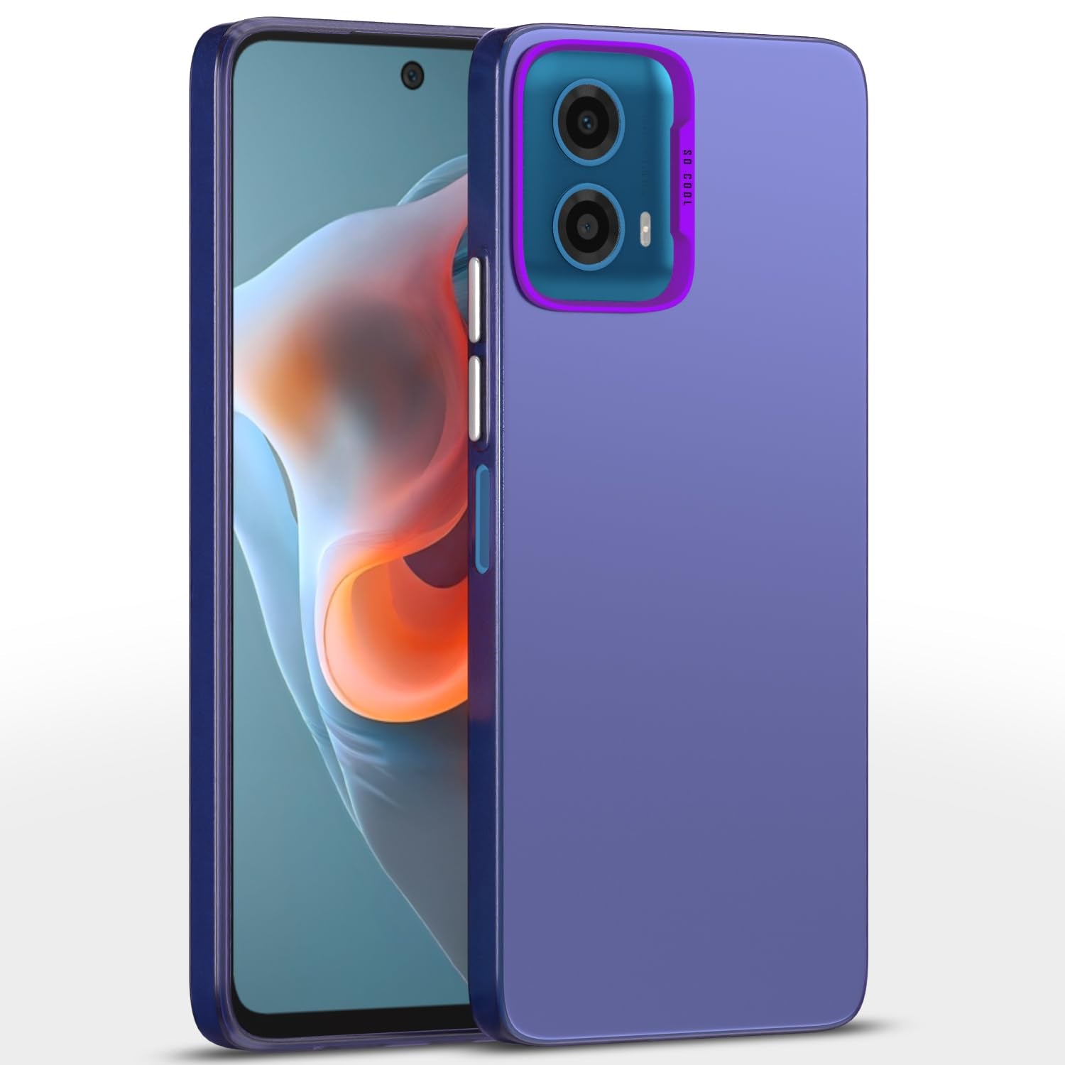 Purple Matte back cover for Moto G34/G45 5G – Pikkme