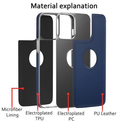 Chrome blue phone cover for iPhone 14 Pro Max – Pikkme – photo 2
