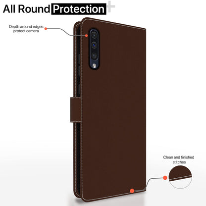 Pikkme brown & coffee Magnetic mobile flip cover for Samsung A50/A50s/A30s – photo 4