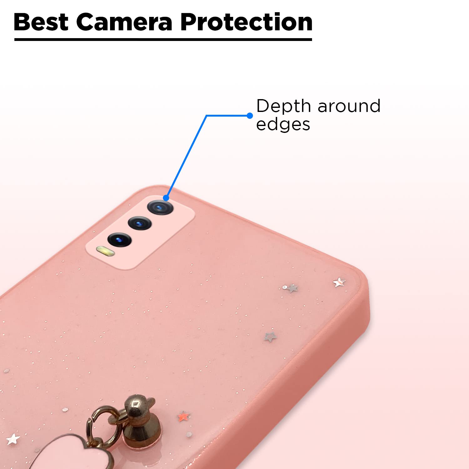 Pikkme pink Chain mobile cover for Vivo Y12s/Y20/Y20i/Y20G – photo 2