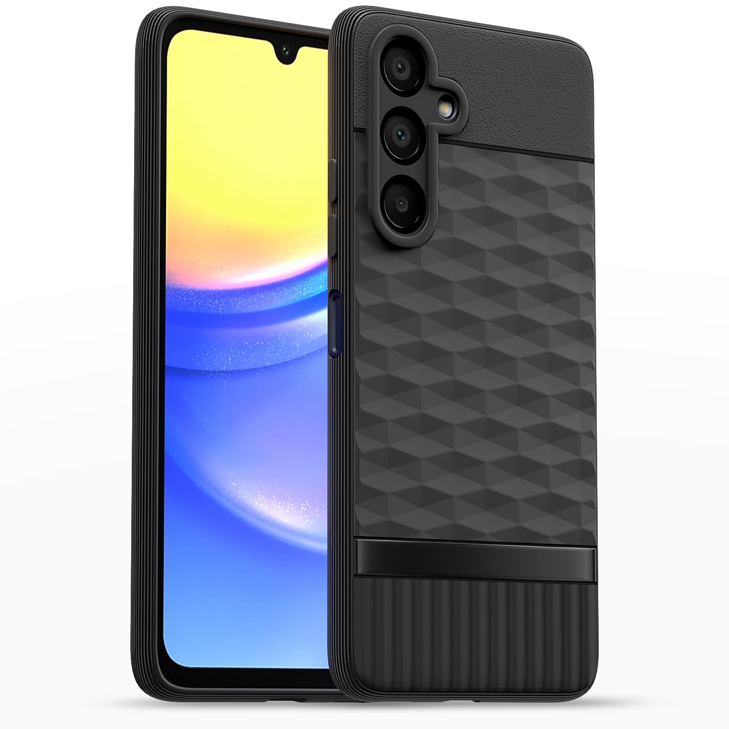 Pikkme Samsung Galaxy F15 5G / Samsung Galaxy M15 5G Gencase Back cover (Black)