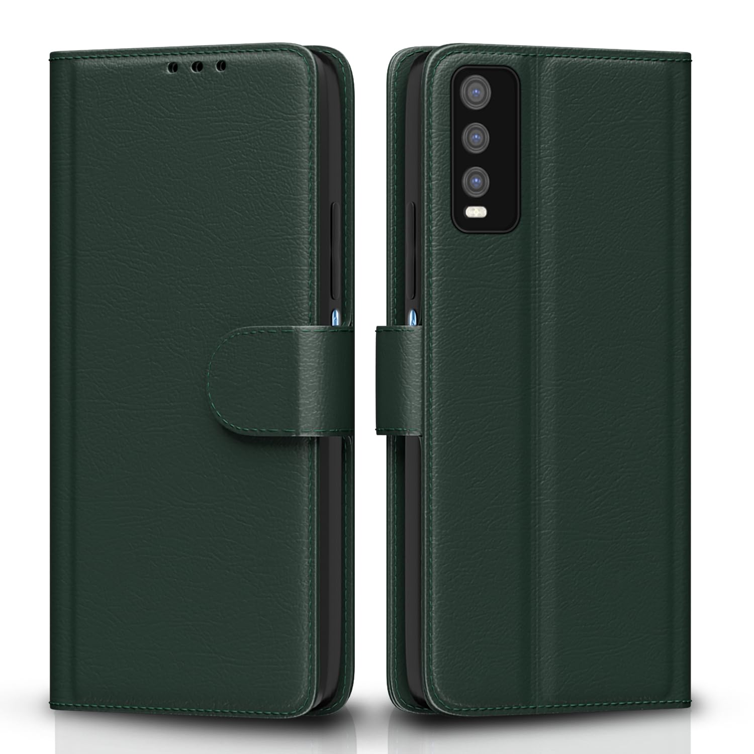 Pikkme Vivo Y12s/Y20/Y20i/Y20G Wallet green flip case