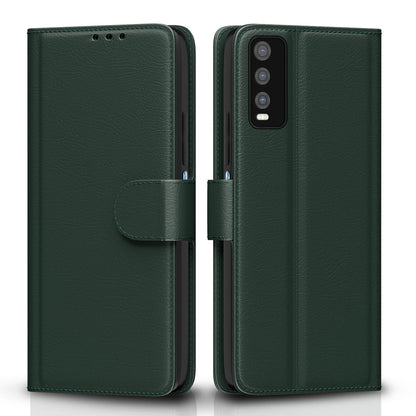 Pikkme Vivo Y12s/Y20/Y20i/Y20G Wallet green flip case