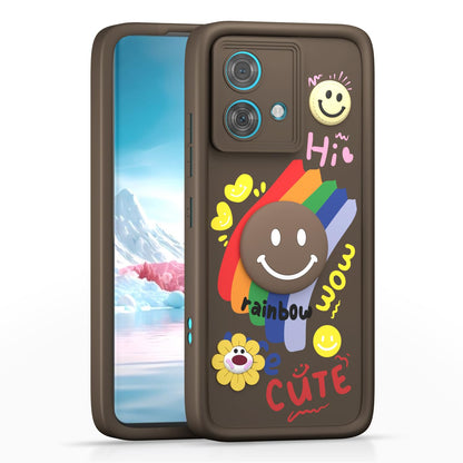 Moto Edge 40 Neo 5G phone cover in brown by Pikkme