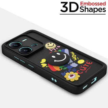 Pikkme black Soft Silicone phone cover for Vivo V25 5G – photo 3