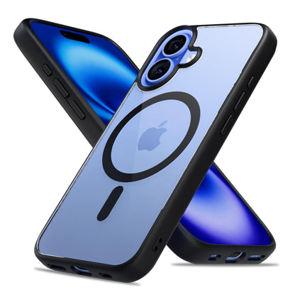 Pikkme black Carbon mobile cover for iPhone 16