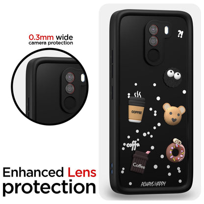 Pikkme Poco F1/3D Silicone black back cover – photo 5