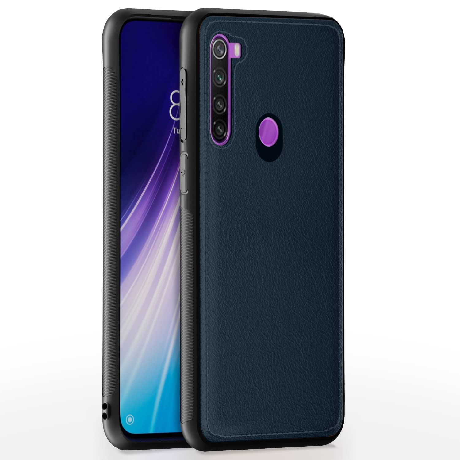 Pikkme Redmi Note 8 blue mobile back cover