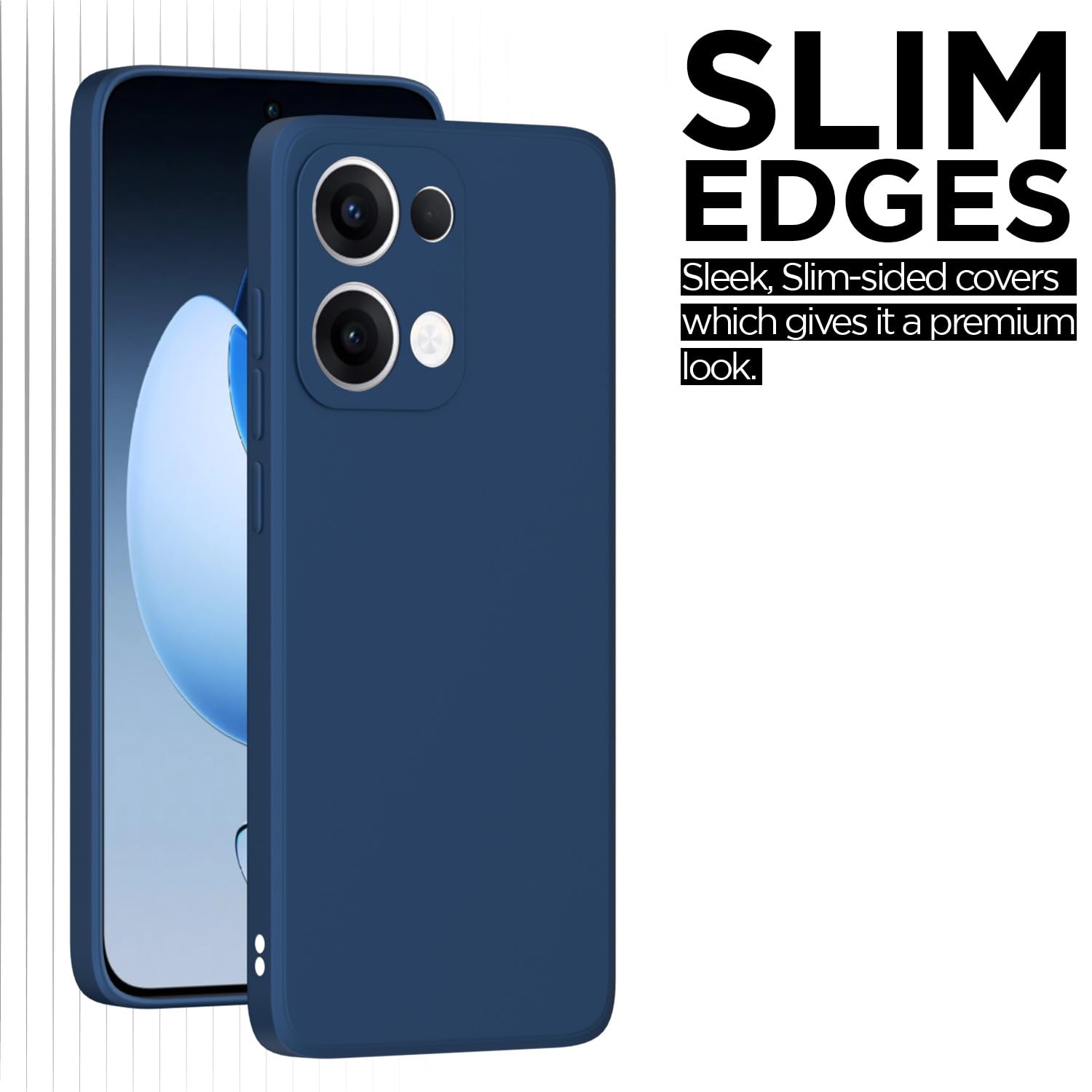 Pikkme OPPO Reno 13 5G Matte blue back cover – photo 6