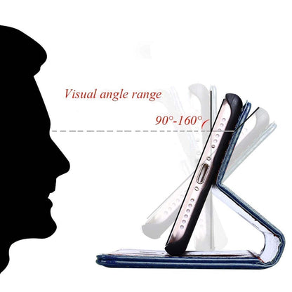 Pikkme Samsung Galaxy M30 Premium Leather Magnetic Flip Cover (Blue)