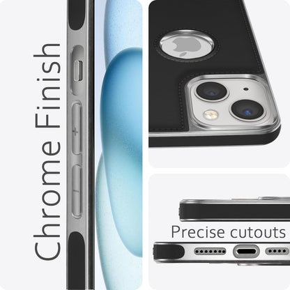 Black mobile back cover for iPhone 15 Plus – Pikkme – photo 3