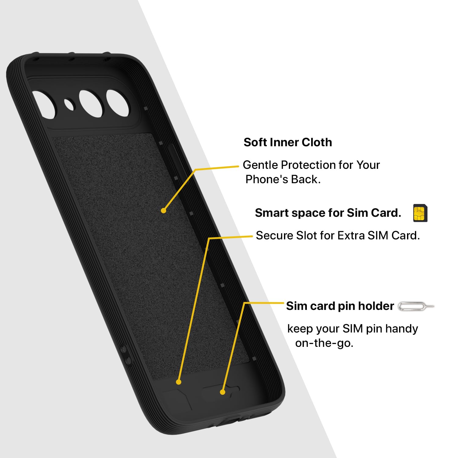 Vivo X300 FE 5G back cover in black by Pikkme – photo 6