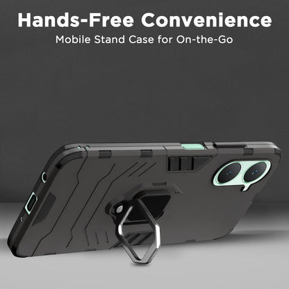 Pikkme iQOO Z9 Lite 5G/Vivo T3 Lite 5G/Vivo Y18/Y18e/Y03 D5 Tough Armor black mobile back cover – photo 6