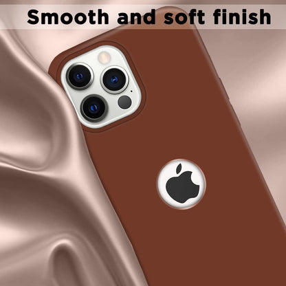 Pikkme brown Soft Silicone phone cover for iPhone 14 Pro Max – photo 6