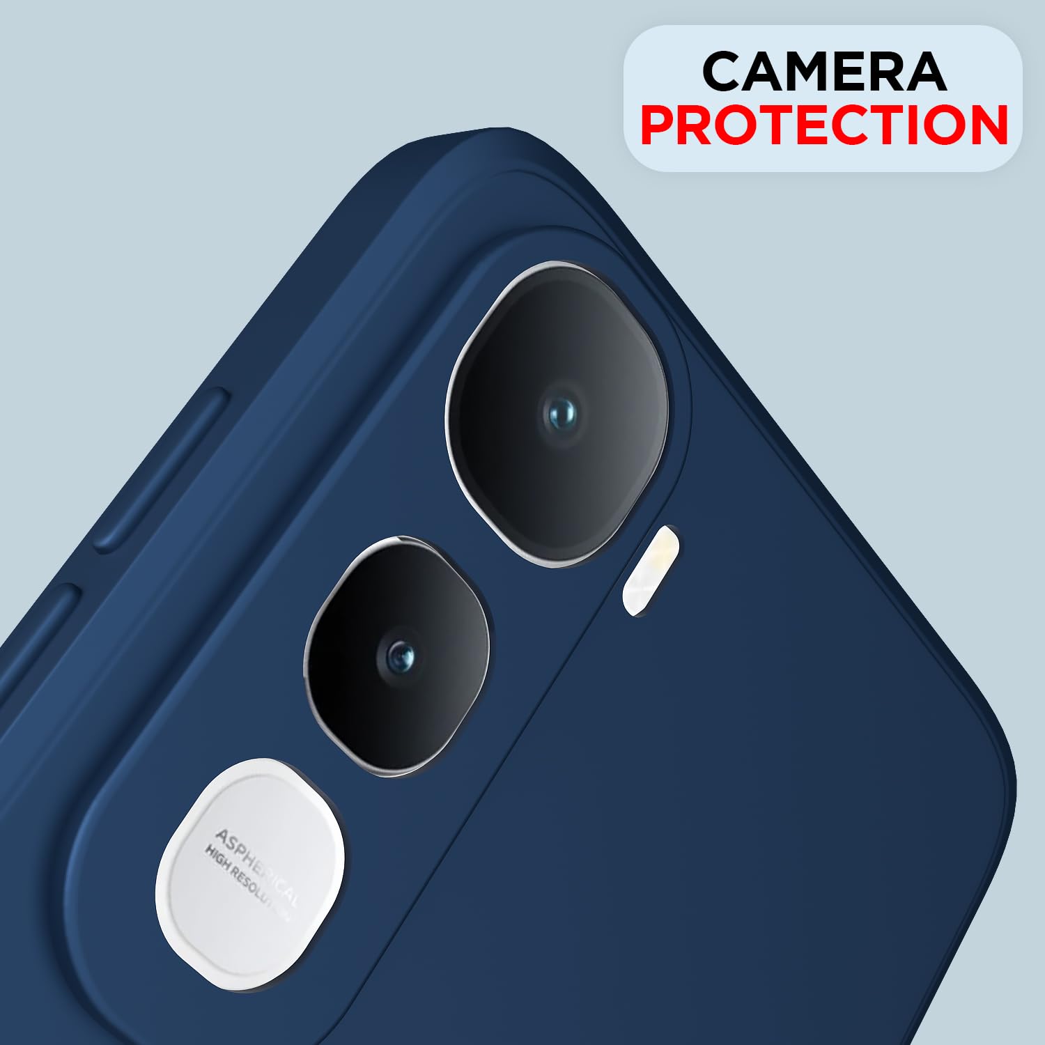 Vivo Y400 5G phone cover in blue by Pikkme – photo 5