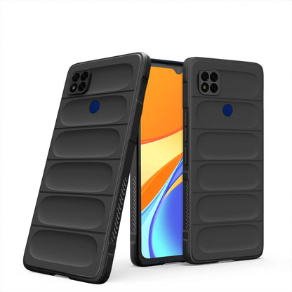 Redmi 9/9C/9, Poco C31 Liquid Silicone mobile back cover in black by Pikkme
