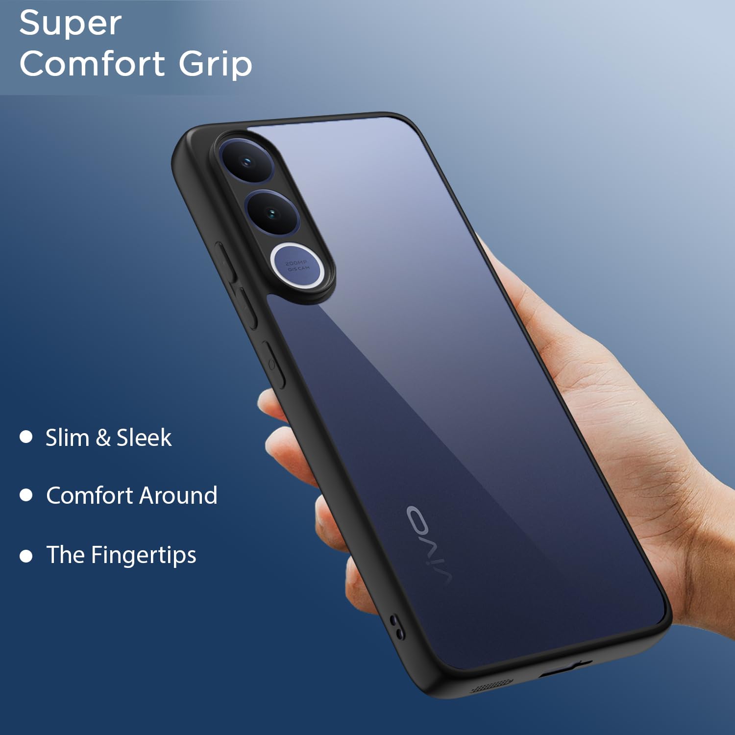 Pikkme black phone cover for Vivo V70 FE 5G – photo 6