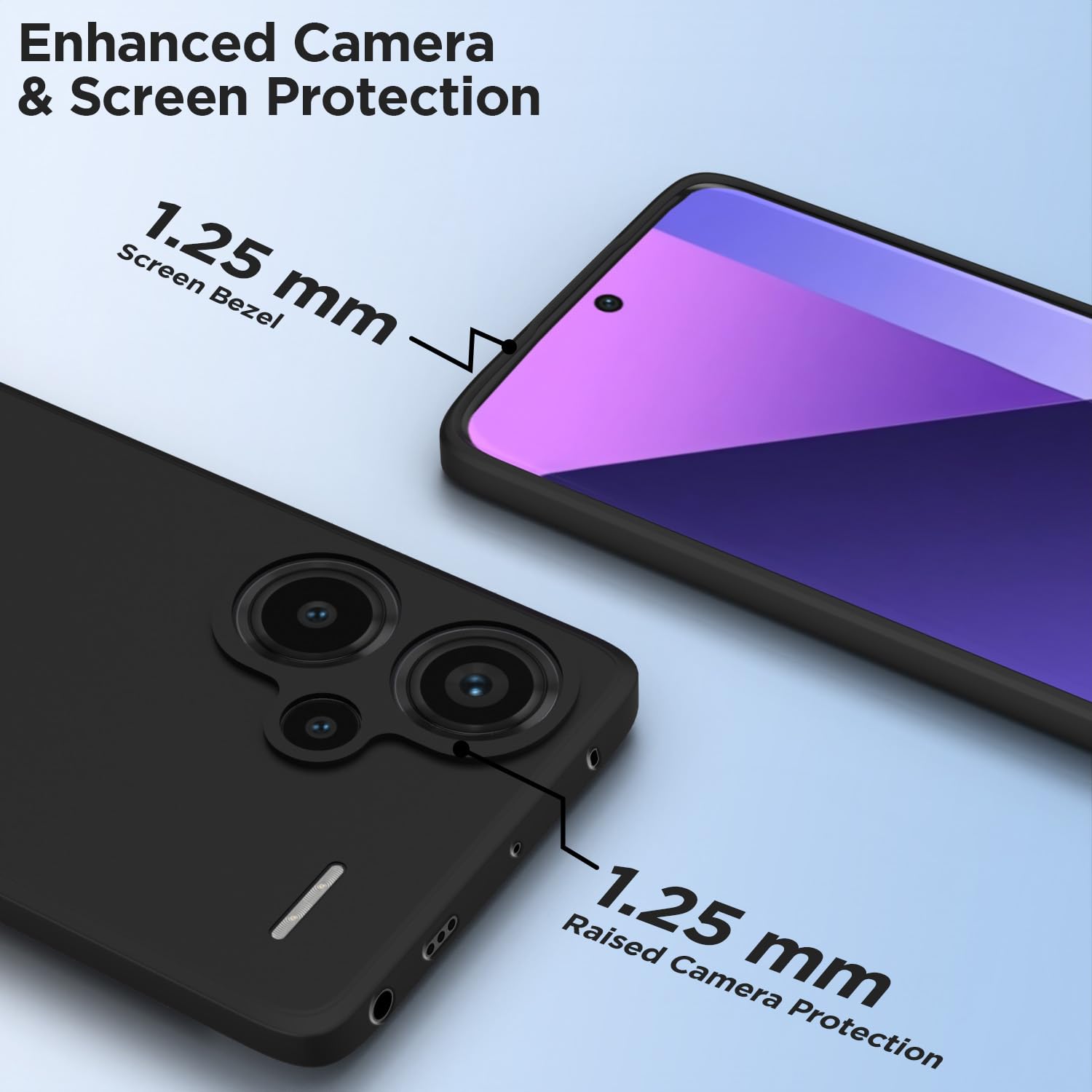 Pikkme black mobile back cover for Redmi Note 13 Pro Plus 5G – photo 6