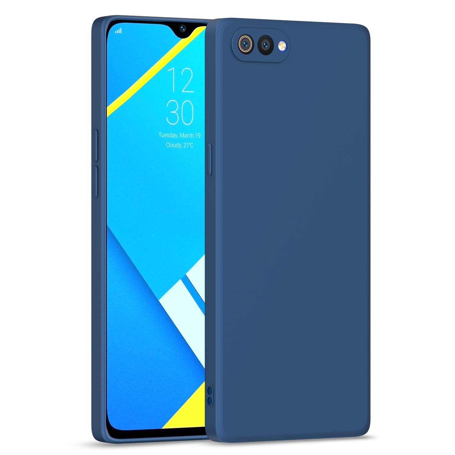 Pikkme Realme C2 blue phone cover