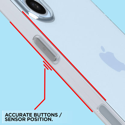 Pikkme iPhone 16 Trans 2 mm Soft TPU Shockproof Back Cover (Transparent)