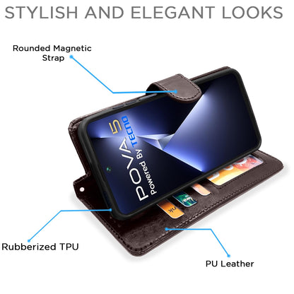 Pikkme coffee flip cover for Tecno Pova 5/Pova 5 Pro 5G – photo 3