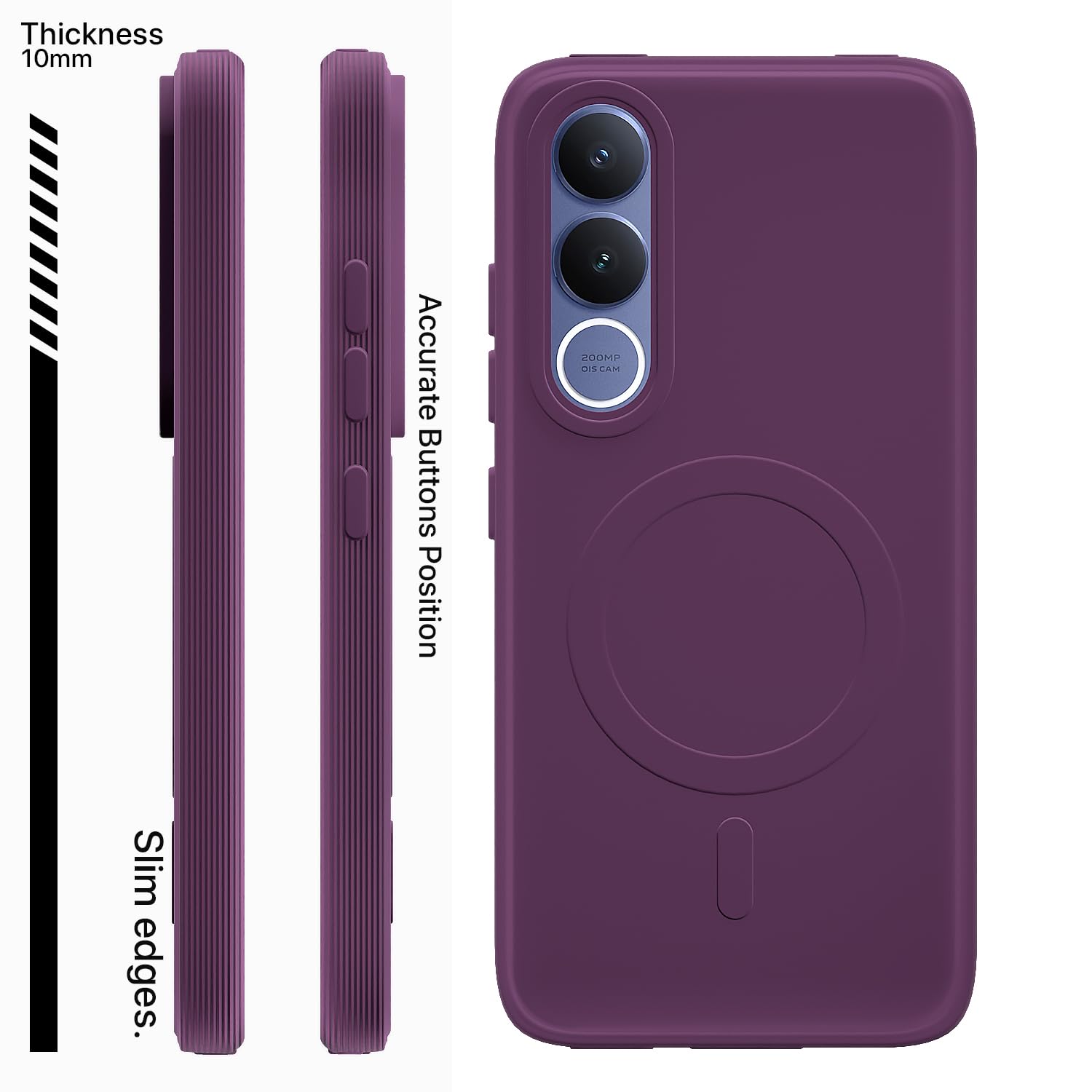 Pikkme Vivo V70 FE 5G purple phone cover – photo 3