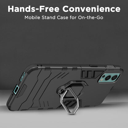 Pikkme OnePlus Nord 2 5G / OnePlus Nord 2 5G   D5 Tough Armor Back Cover | Black