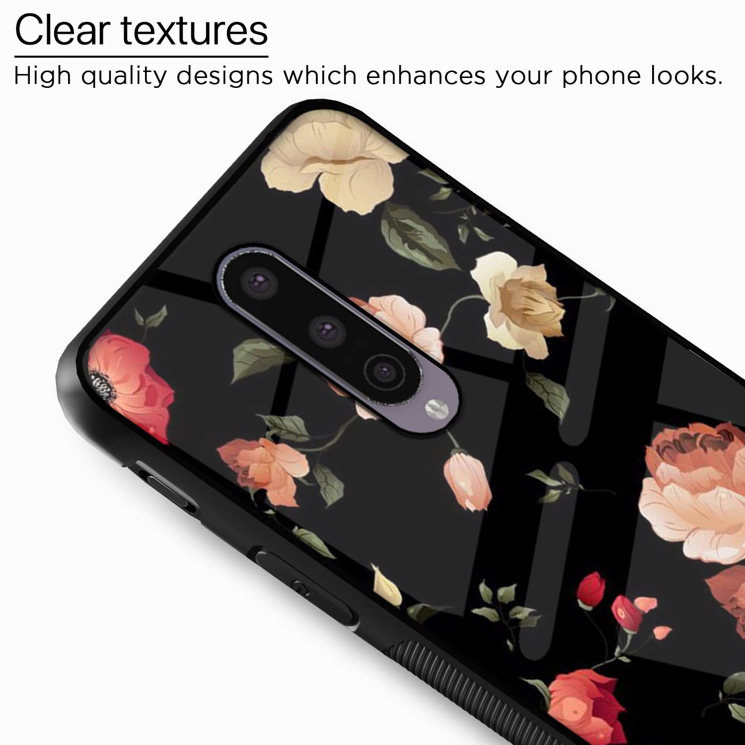 Pikkme OnePlus 8 Flower back cover – photo 4
