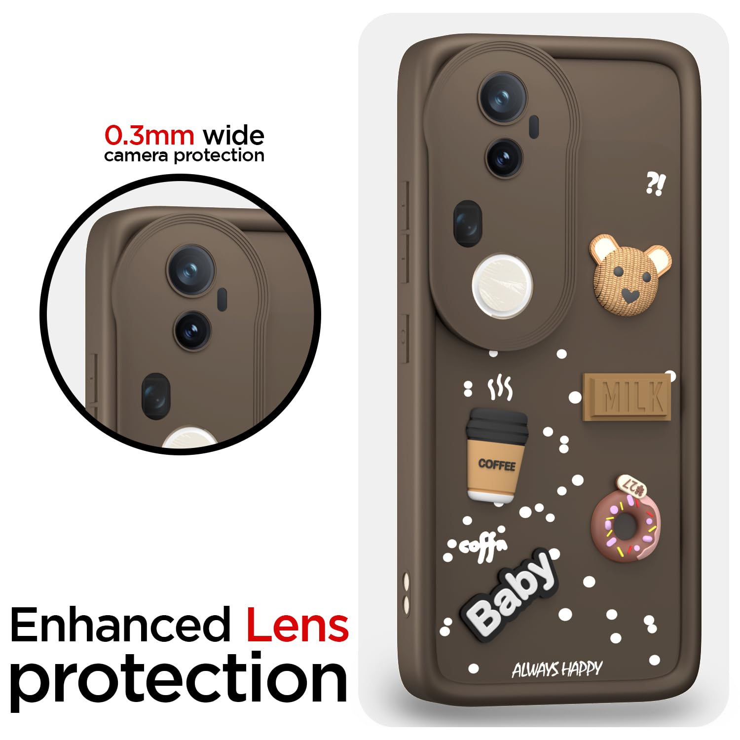 Pikkme Vivo T4 Ultra 5G Silicone brown phone cover – photo 5