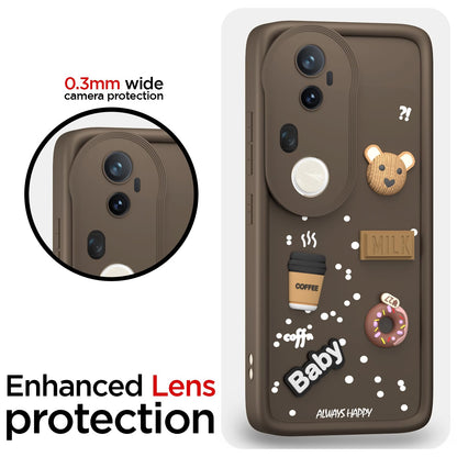 Pikkme Vivo T4 Ultra 5G Silicone brown phone cover – photo 5